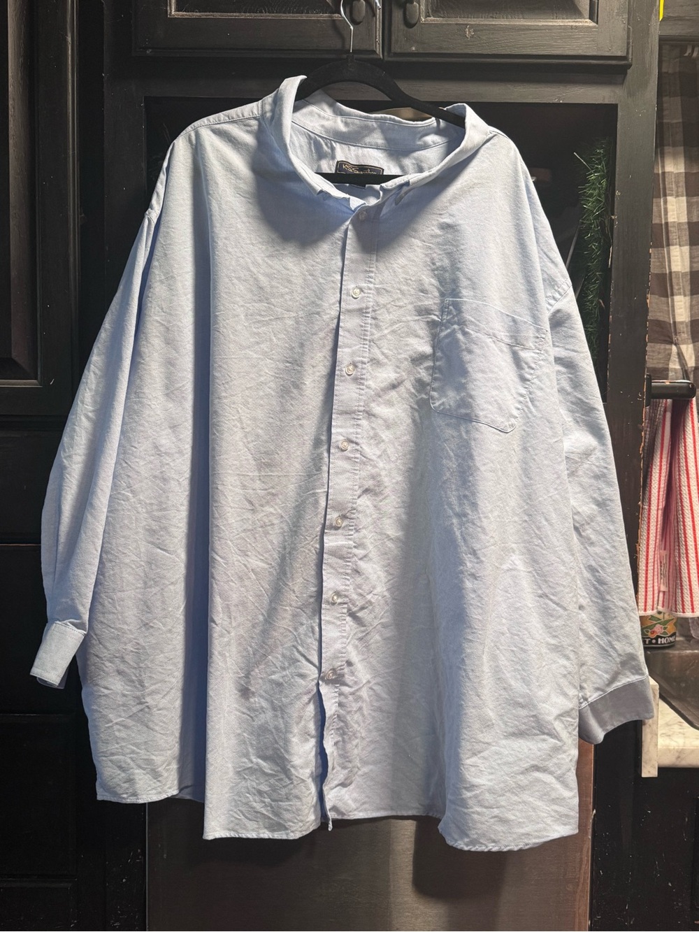 Men's Casual Light Blue Button-Down Shirt - Relaxed Fit
